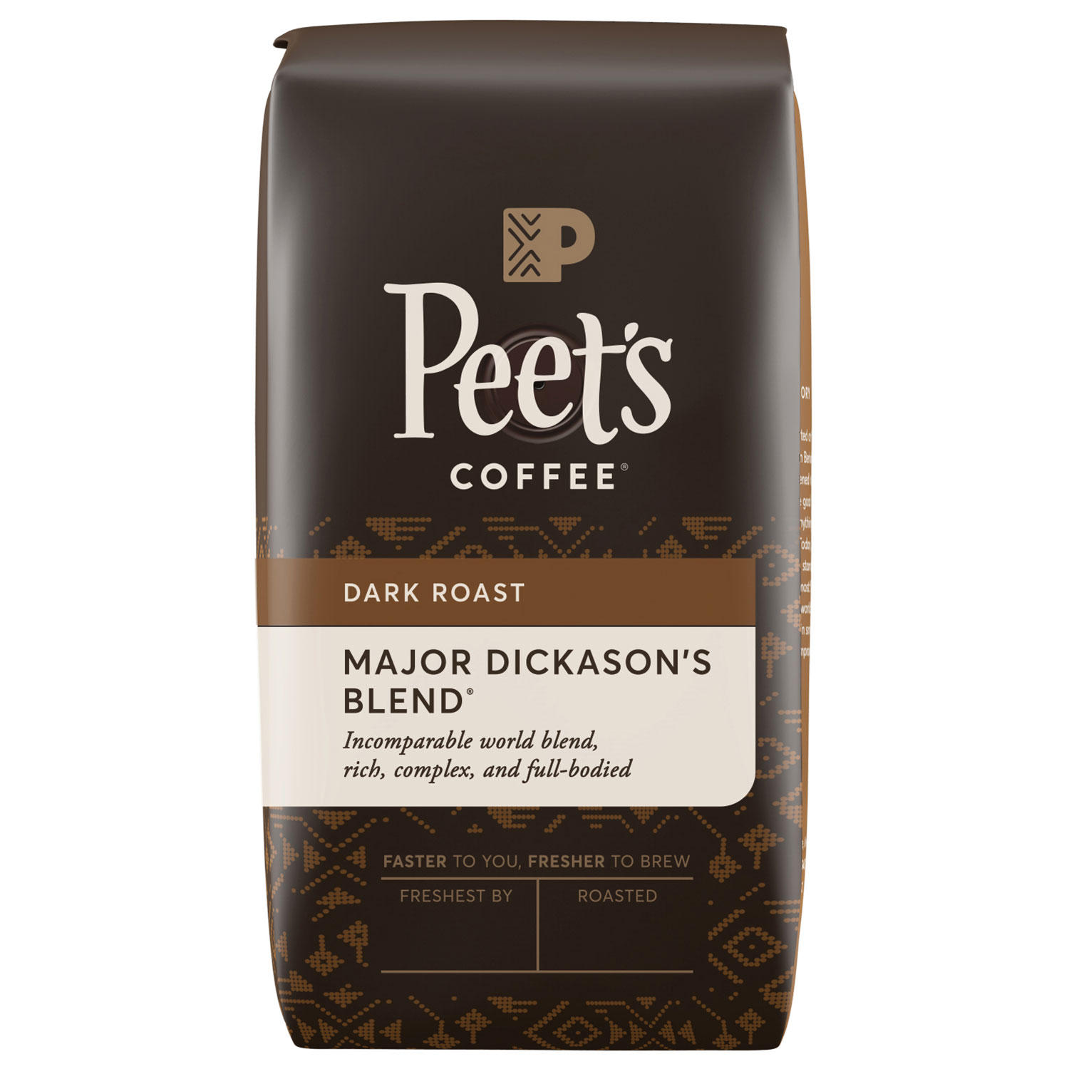 (image for) Peet's Coffee Major Dickason's Blend Deep Roast Whole Bean - Click Image to Close
